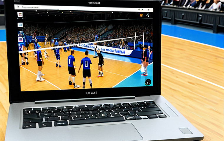 Tactical Volleyball Analysis**
"A coach in a professional setting, reviewing game footage of a volleyball match on a laptop, pointing to a specific play. Focus on tactical analysis, diagrams overlayed on the screen. Fully clothed, appropriate attire, professional setting, safe for work, perfect anatomy (coach), natural proportions, well-lit scene, family-friendly."
**