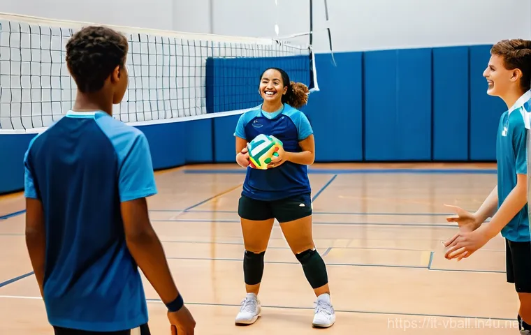 배구의 글로벌 영향 - **Indoor Volleyball Spectacle:**
    "A dynamic, wide-angle shot capturing a high-energy professiona...