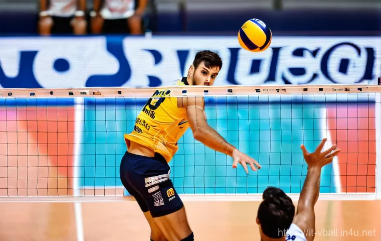 배구 관련 뉴스 업데이트 - Image Prompt 1: Dynamic Men's Superlega Match Action** 배구 관련 뉴스 업데이트 - Image Prompt 1: Dynamic Men's Superlega Match Action**