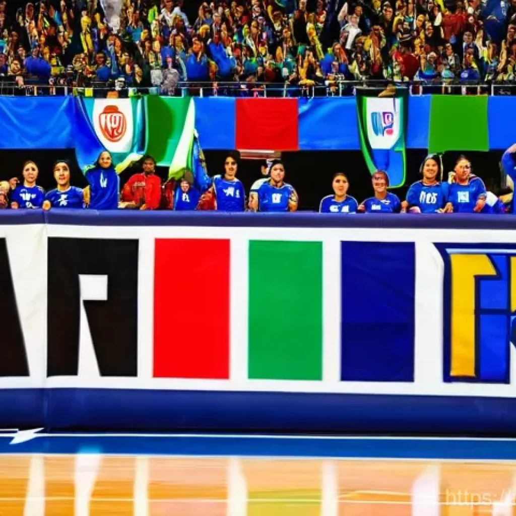 배구 경기 관람을 위한 팁 - **Italian Volleyball Arena Atmosphere:** A wide, dynamic shot capturing the electrifying atmosphere ...