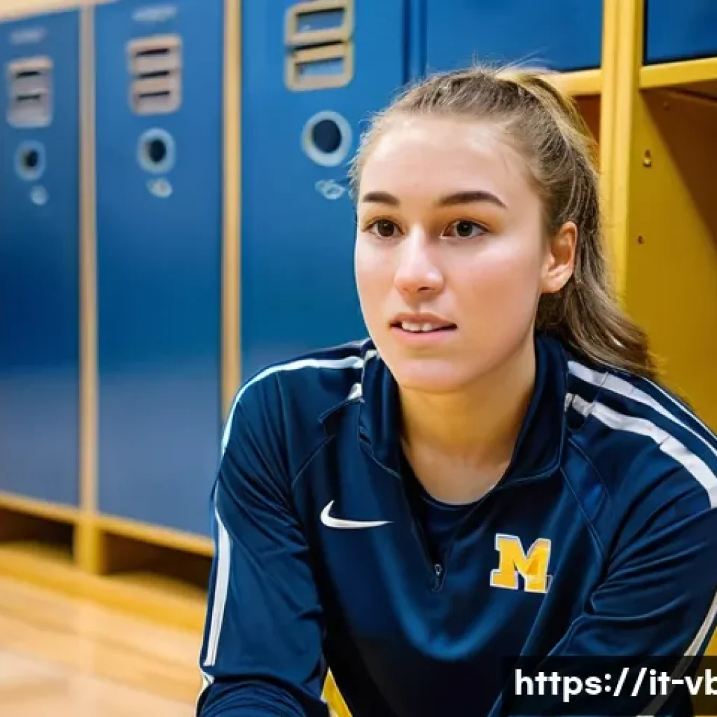 배구 경기 후 회복 음식 - **Prompt:** A dynamic, mid-shot image of a female volleyball player in her late teens or early twent...